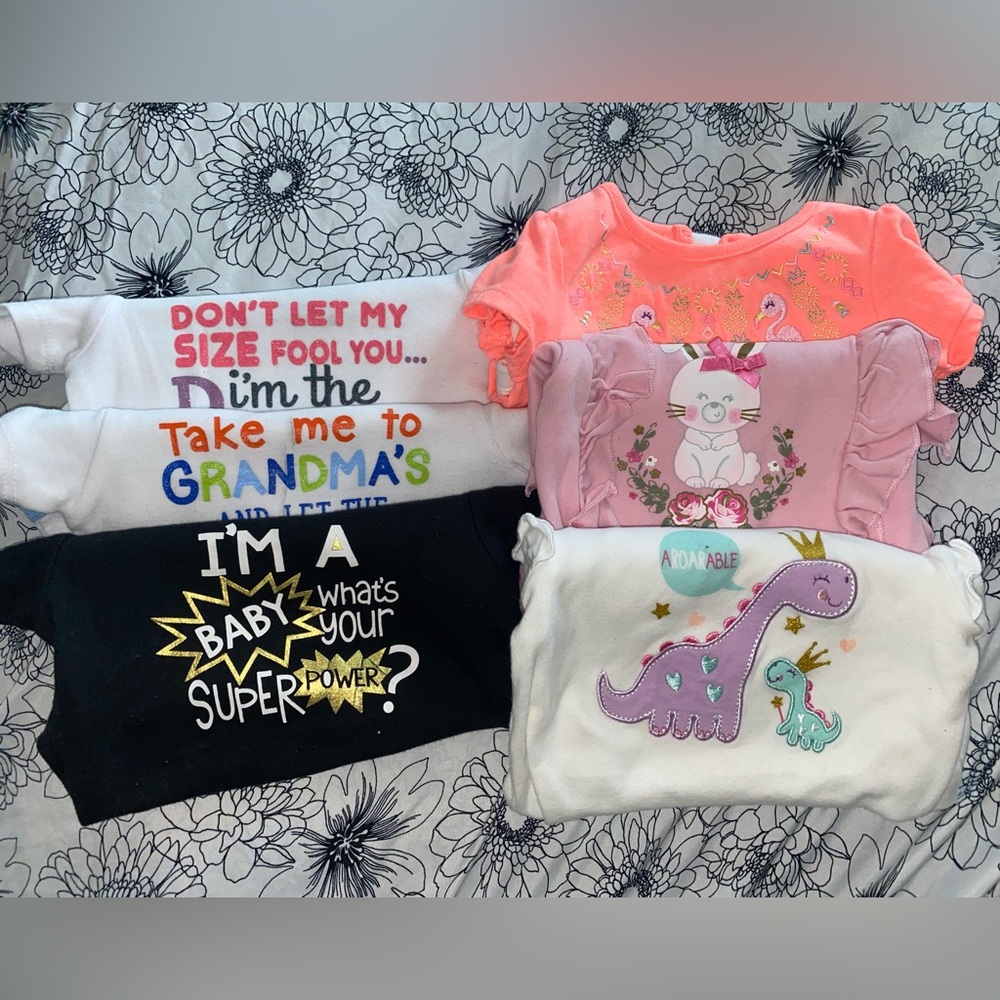 Infant 6 Set Bodysuits